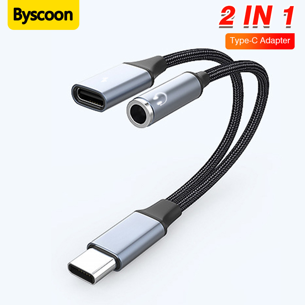 Earphone Splitter Jack - Adaptador de áudio 2 em 1