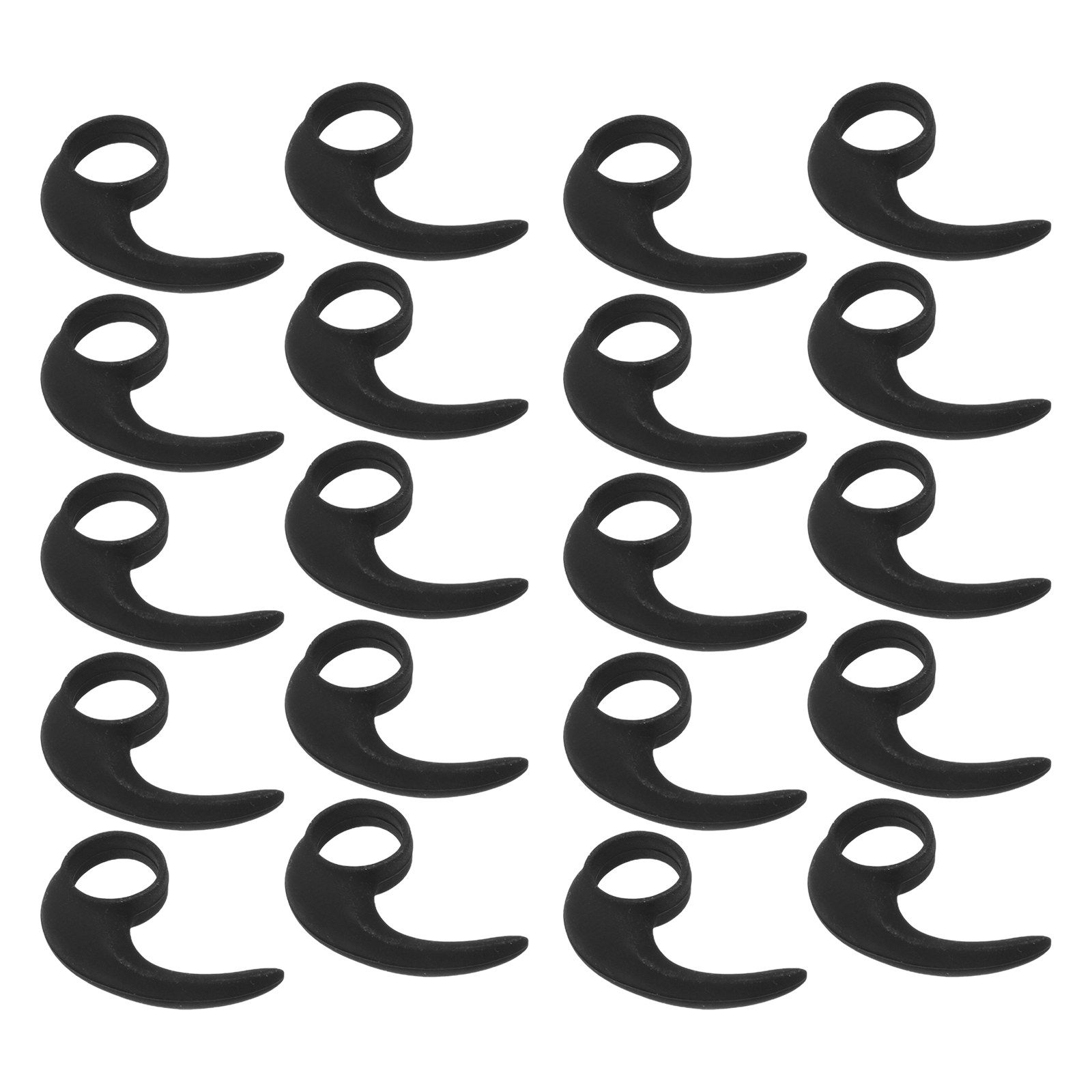 Sports Earphone Hook - 20 unidades de ganchos de silicone