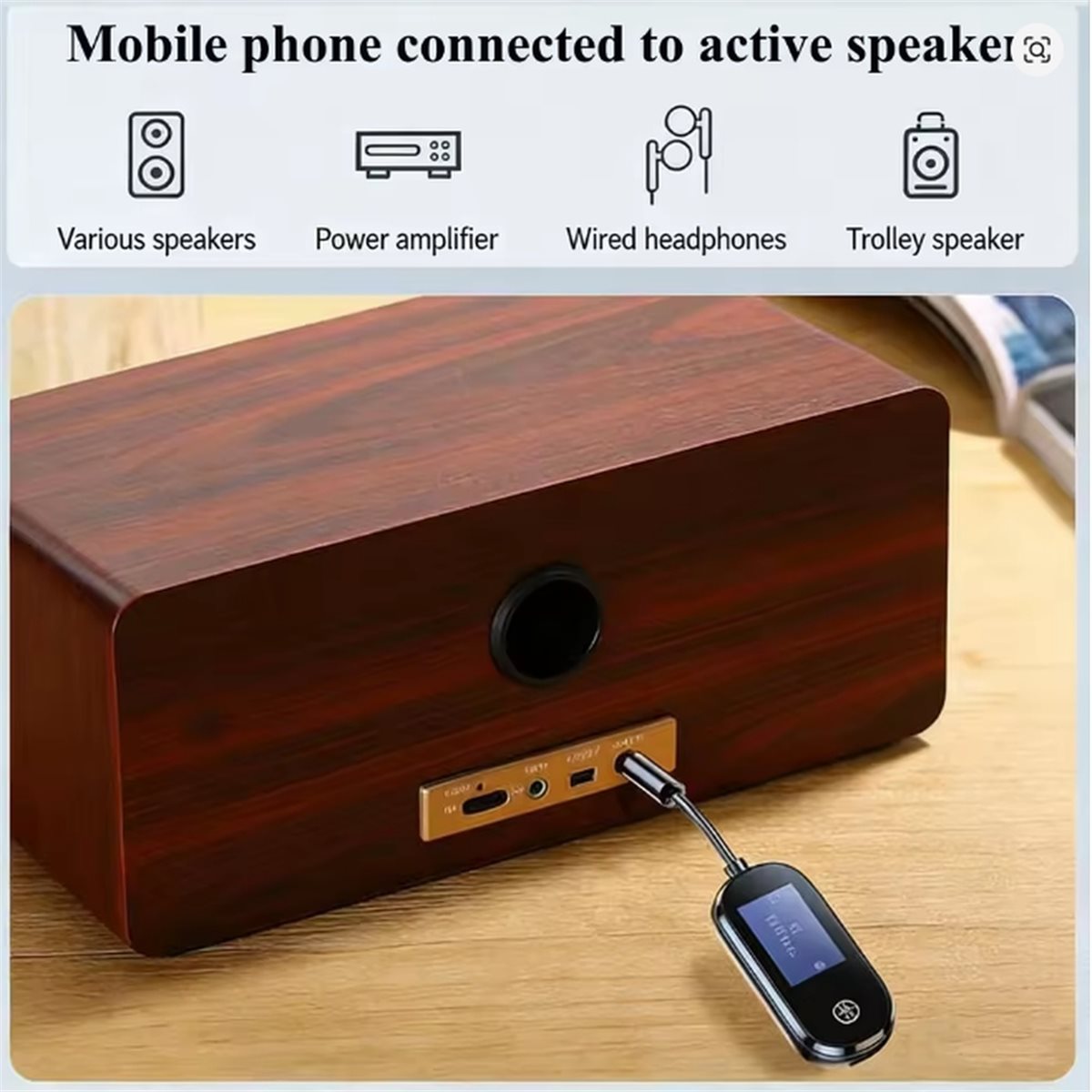 Bluetooth Adapter Receiver - Adaptador de Áudio Bluetooth 5.4 DTC5