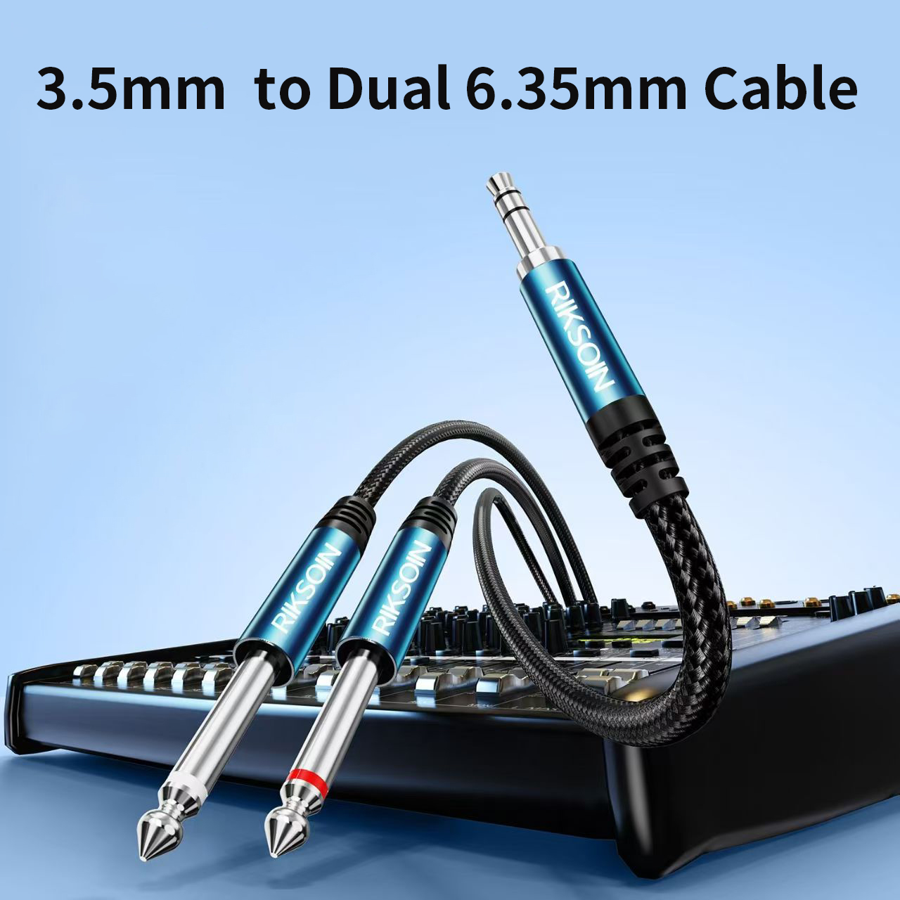Cabo Adaptador de 3,5mm TRS pa - Audio Splitter Y avaliação e preço