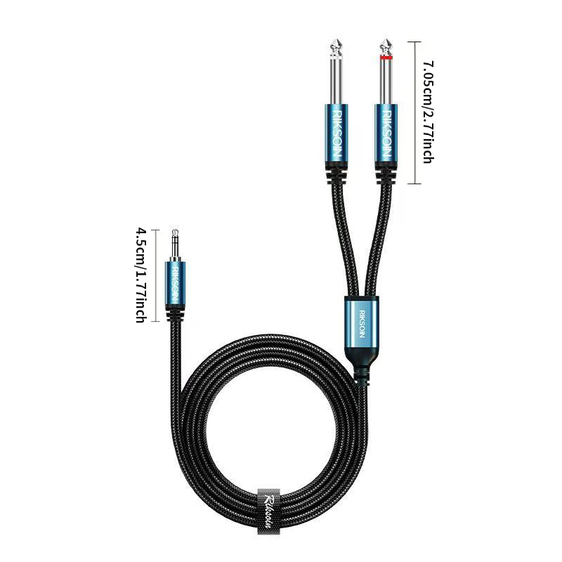 Cabo Adaptador de 3,5mm TRS pa - Audio Splitter Y avaliação e preço