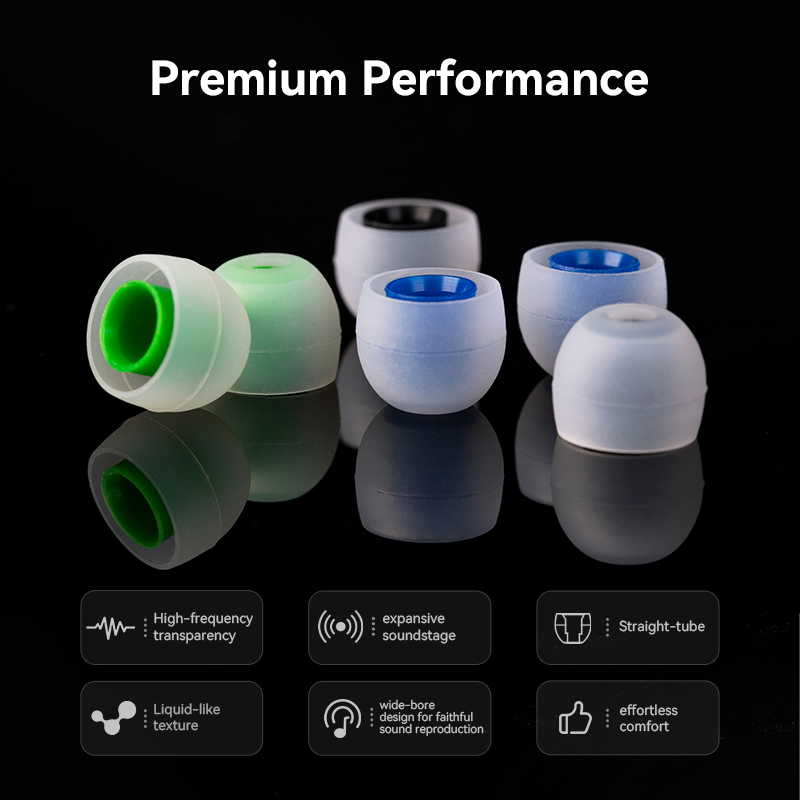 KBEAR 135 Ponteiras de Silicon - In Ear Monitor Iem avaliação e preço