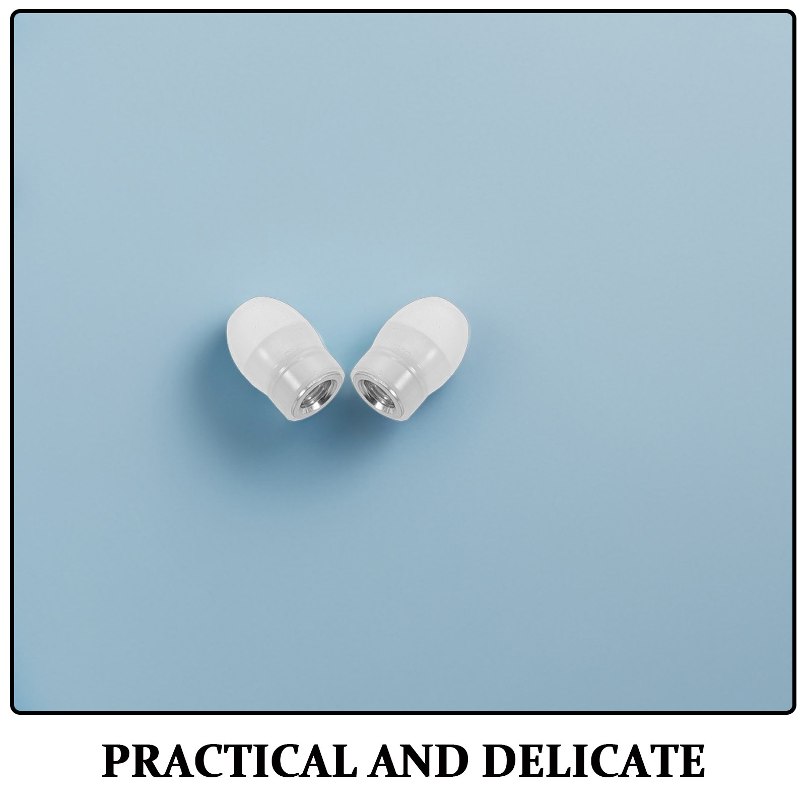 6 unidades de ponteiras de sil - Silicone Ear Tip Replacement avaliação e preço