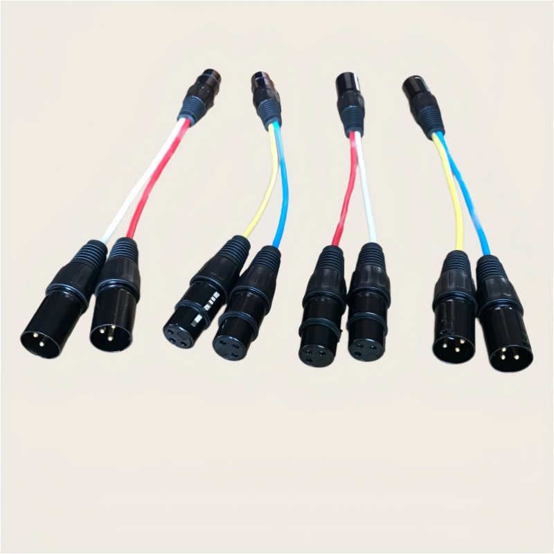 Divisor em Y XLR de Áudio (4 E - Audio Splitter Y avaliação e preço