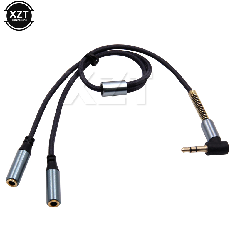 3.5mm 1 a 2 áudio aux y diviso - Audio Splitter Y avaliação e preço