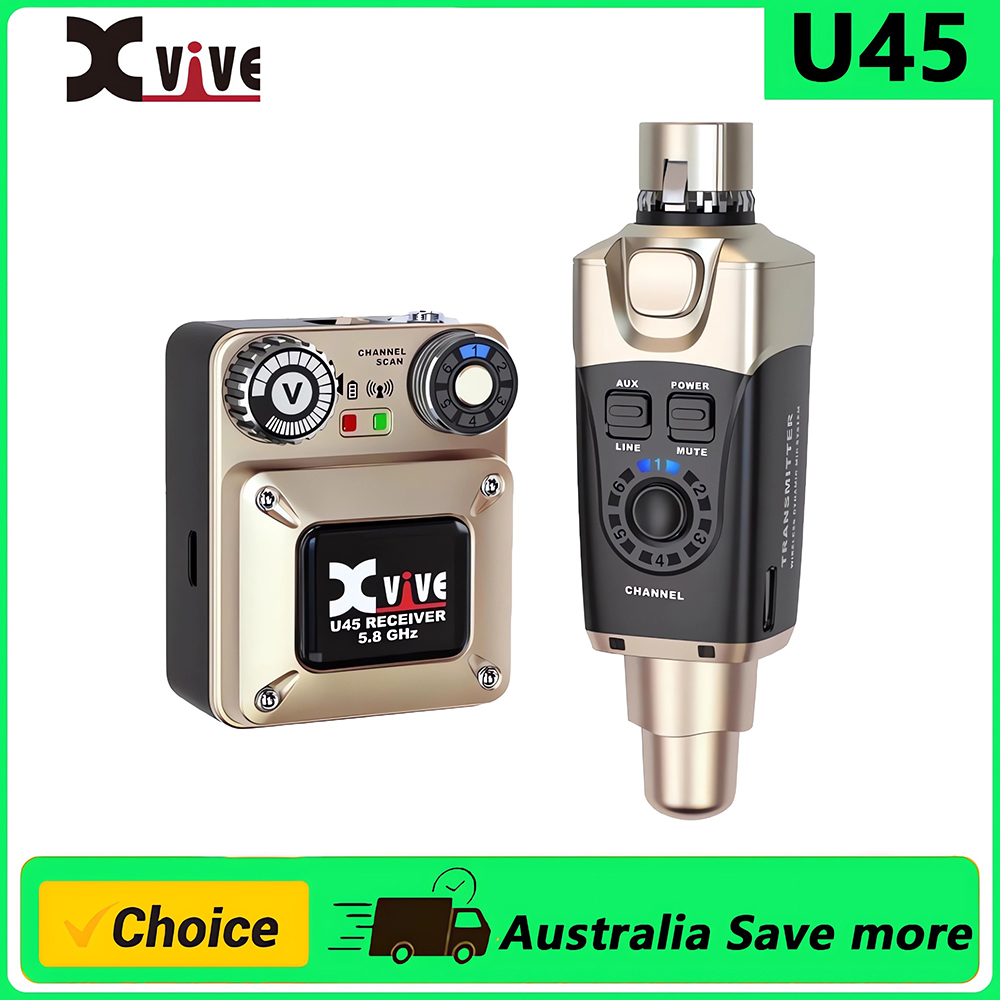 Xvive U45 Sistema de monitor i - In Ear Monitor Iem avaliação e preço