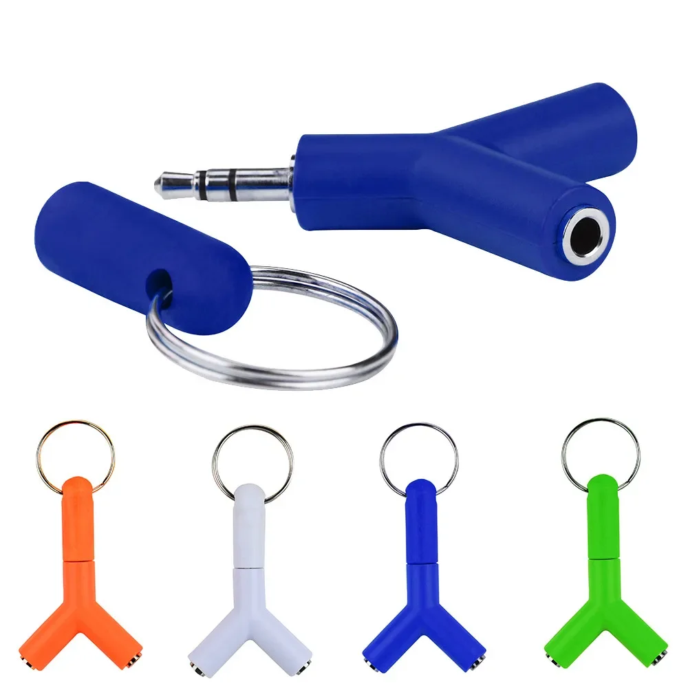 Divisor de áudio y macho para  - Earphone Splitter Jack avaliação e preço
