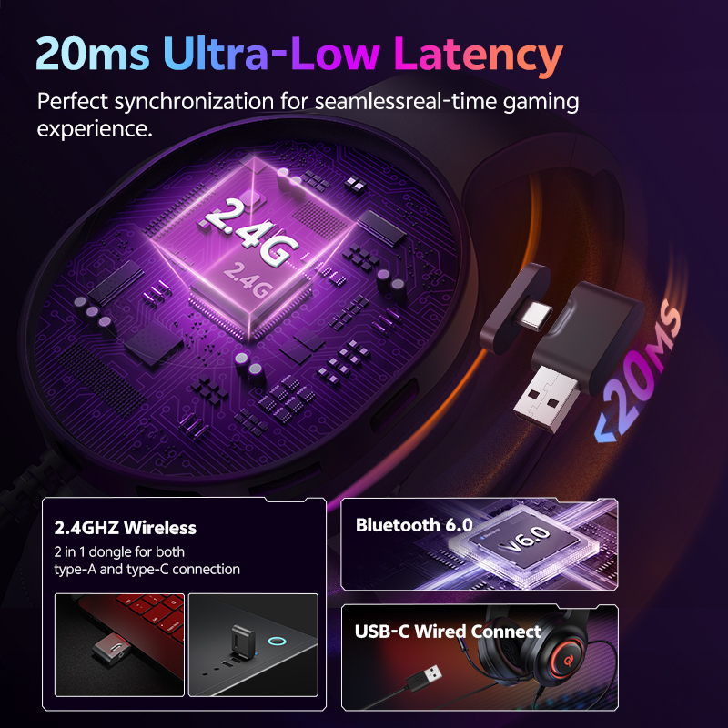 Fone QCY de ouvido gamer Heroa - Gaming Headset Rgb avaliação e preço