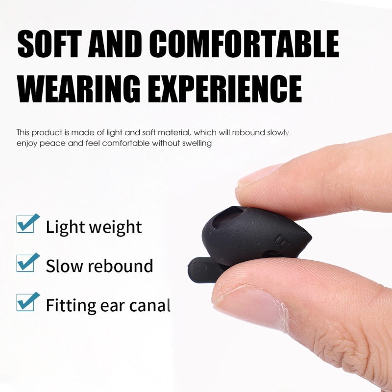 1-10 Pares de Pontas de Silico - Silicone Ear Tip Replacement avaliação e preço