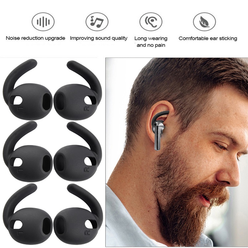 1-10 Pares de Pontas de Silico - Silicone Ear Tip Replacement avaliação e preço
