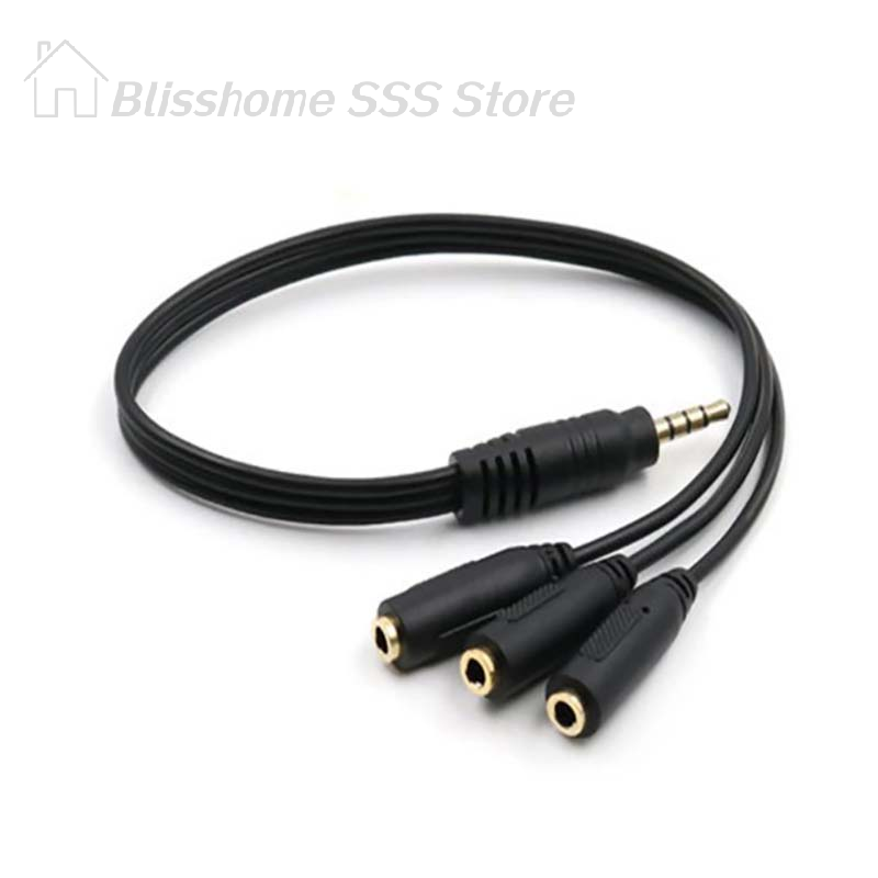 【S】Adaptador Divisor de Áudio  - Earphone Splitter Jack avaliação e preço