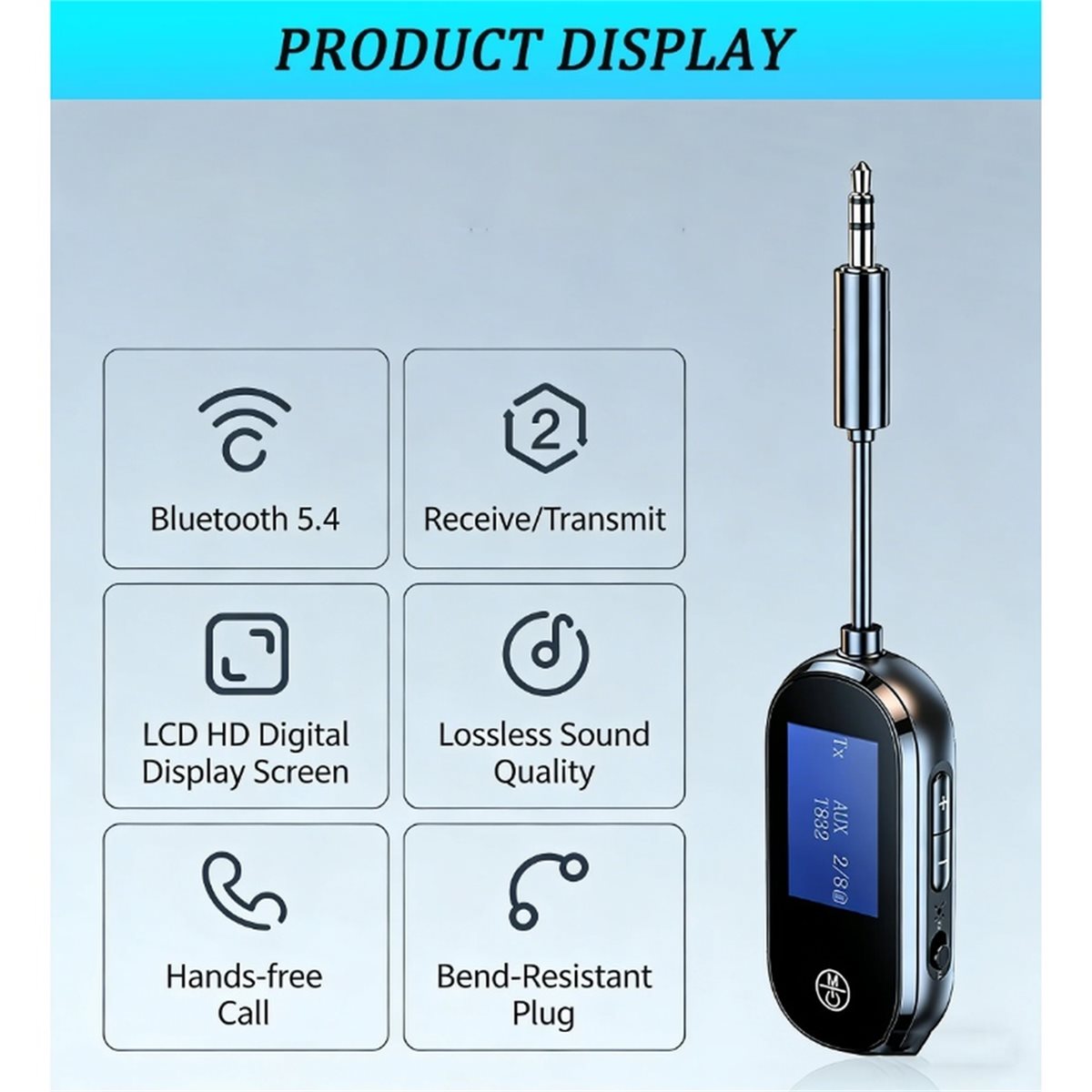 Adaptador de Áudio Bluetooth 5 - Bluetooth Adapter Receiver avaliação e preço