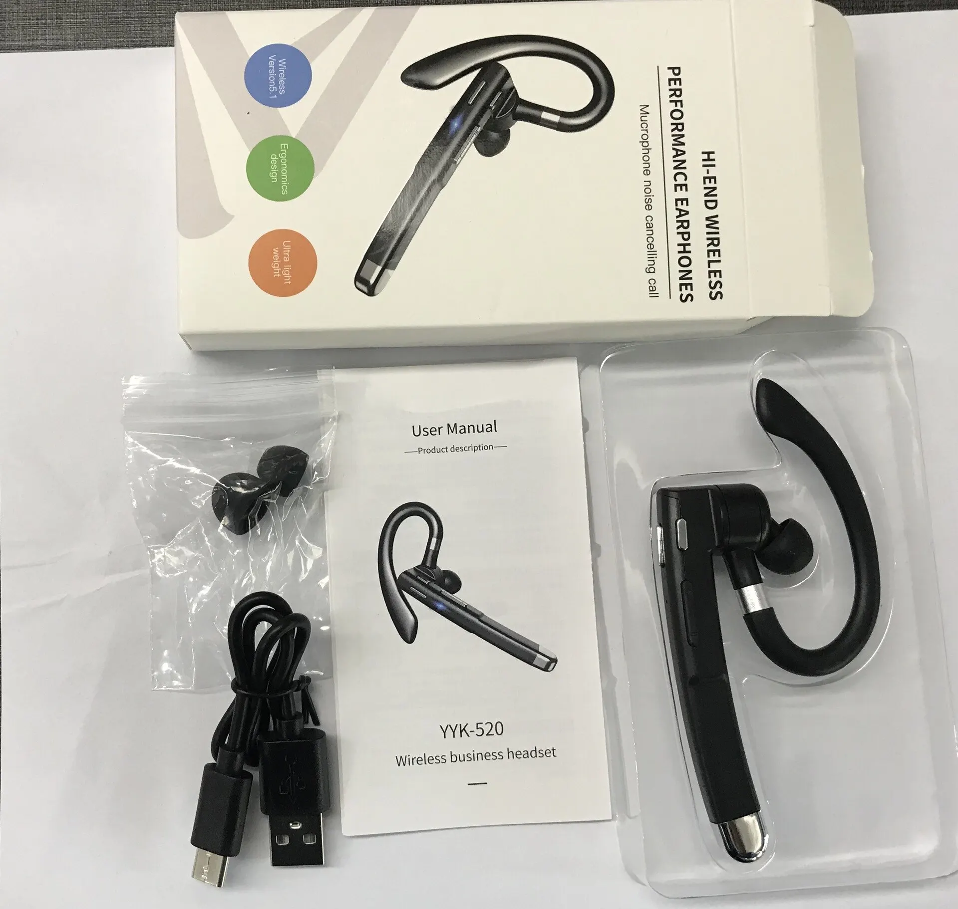 Fone de ouvido Bluetooth com c - Sports Earphone Hook avaliação e preço